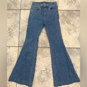 flare bell bottom womens jeans